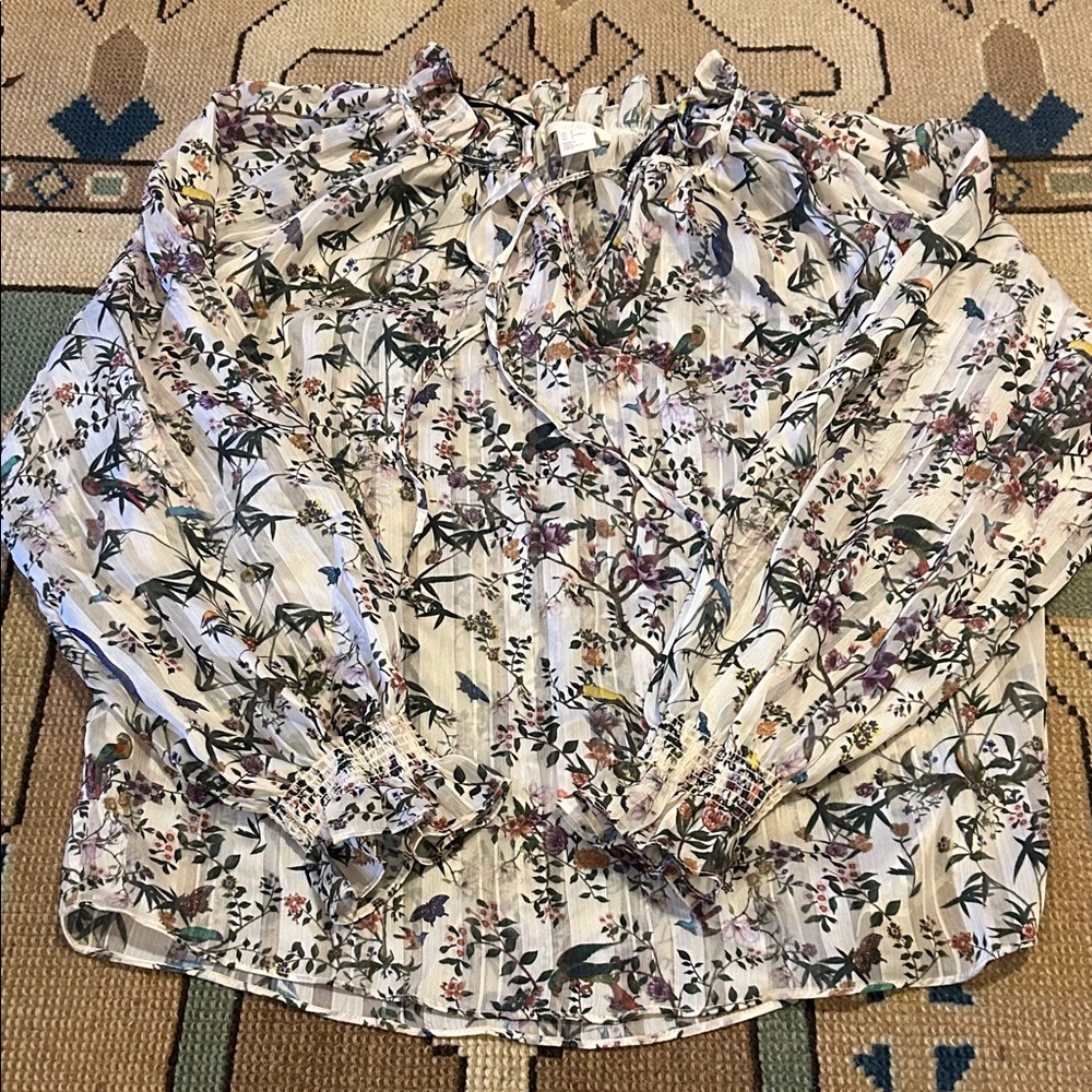 H&M Multicolor Floral Blouse